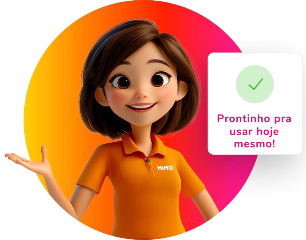 Nina apresentando MIMO